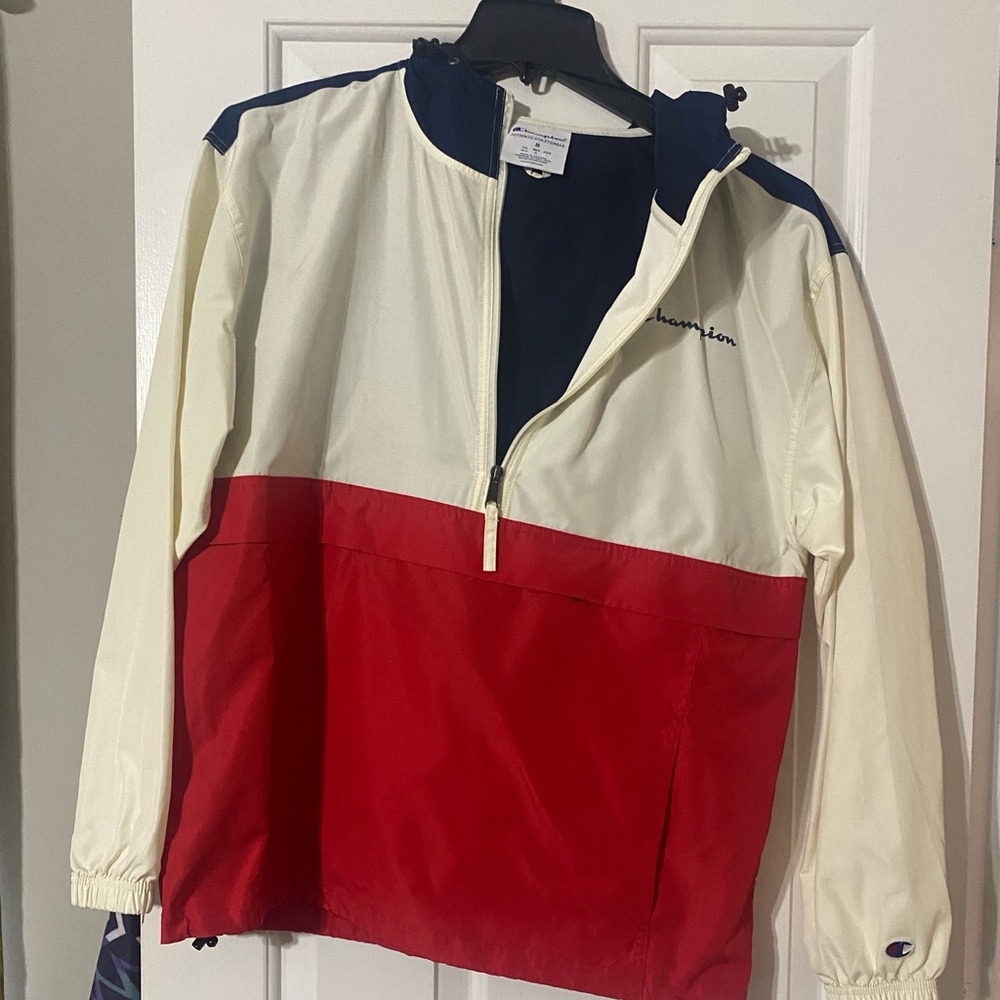 Pullover rain jacket